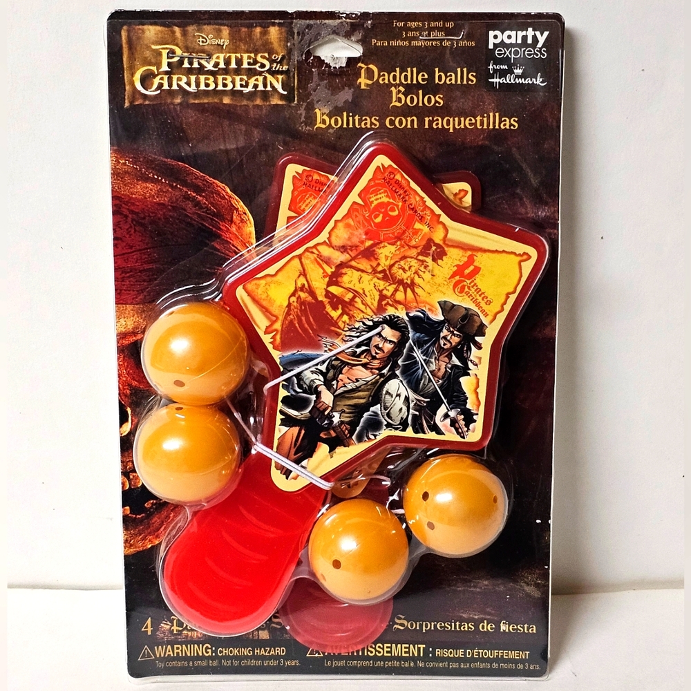 Vintage Pirates of the Caribbean Table Tennis set
